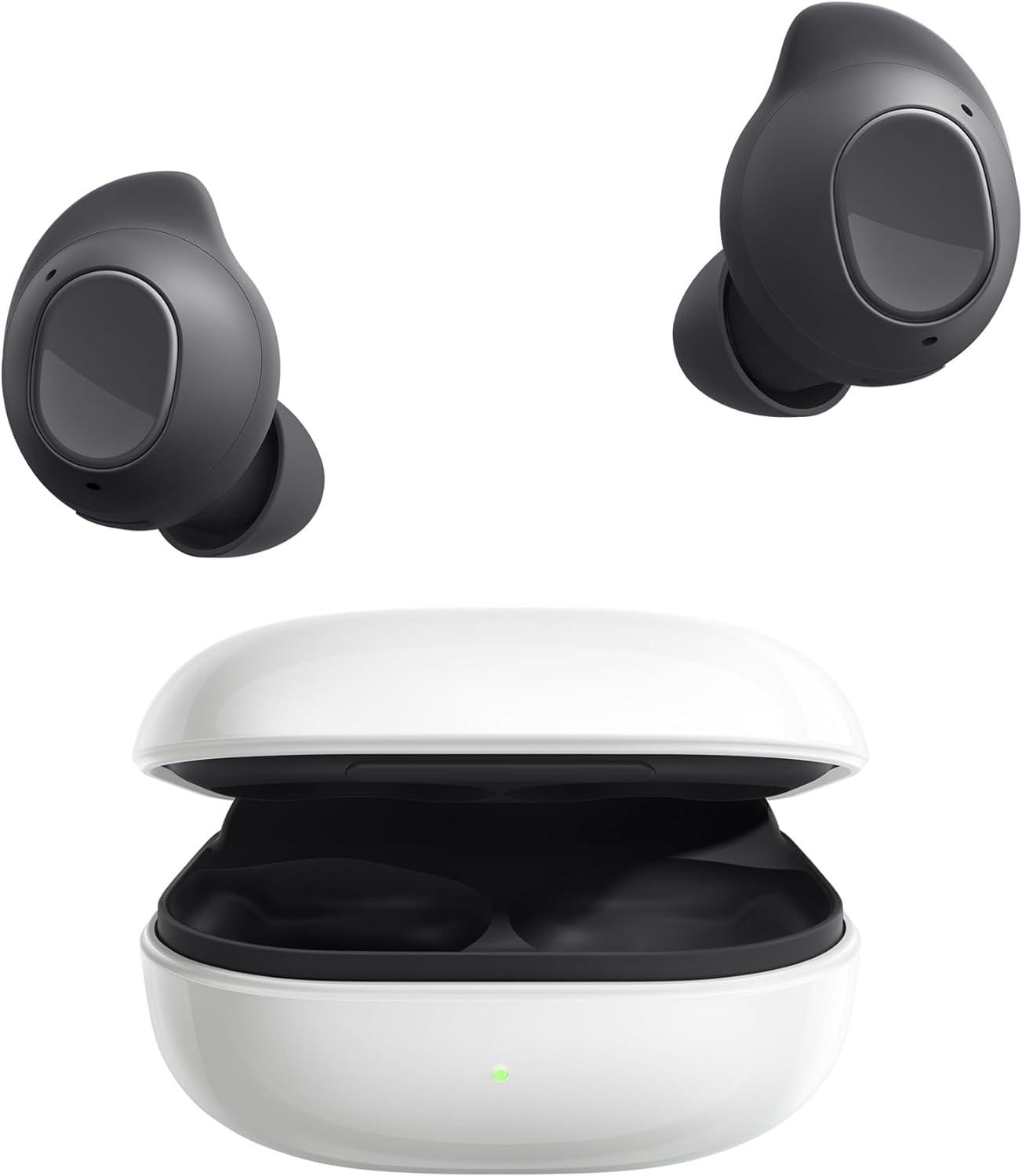 Samsung Galaxy Buds FE, Comfort and Secure Fit, Wing-Tip Design, Active Noise Cancelling ANC Support, Ecosystem Connectivity, True Wireless Bluetooth Earbuds, Powerful 1-Way Speaker Graphite