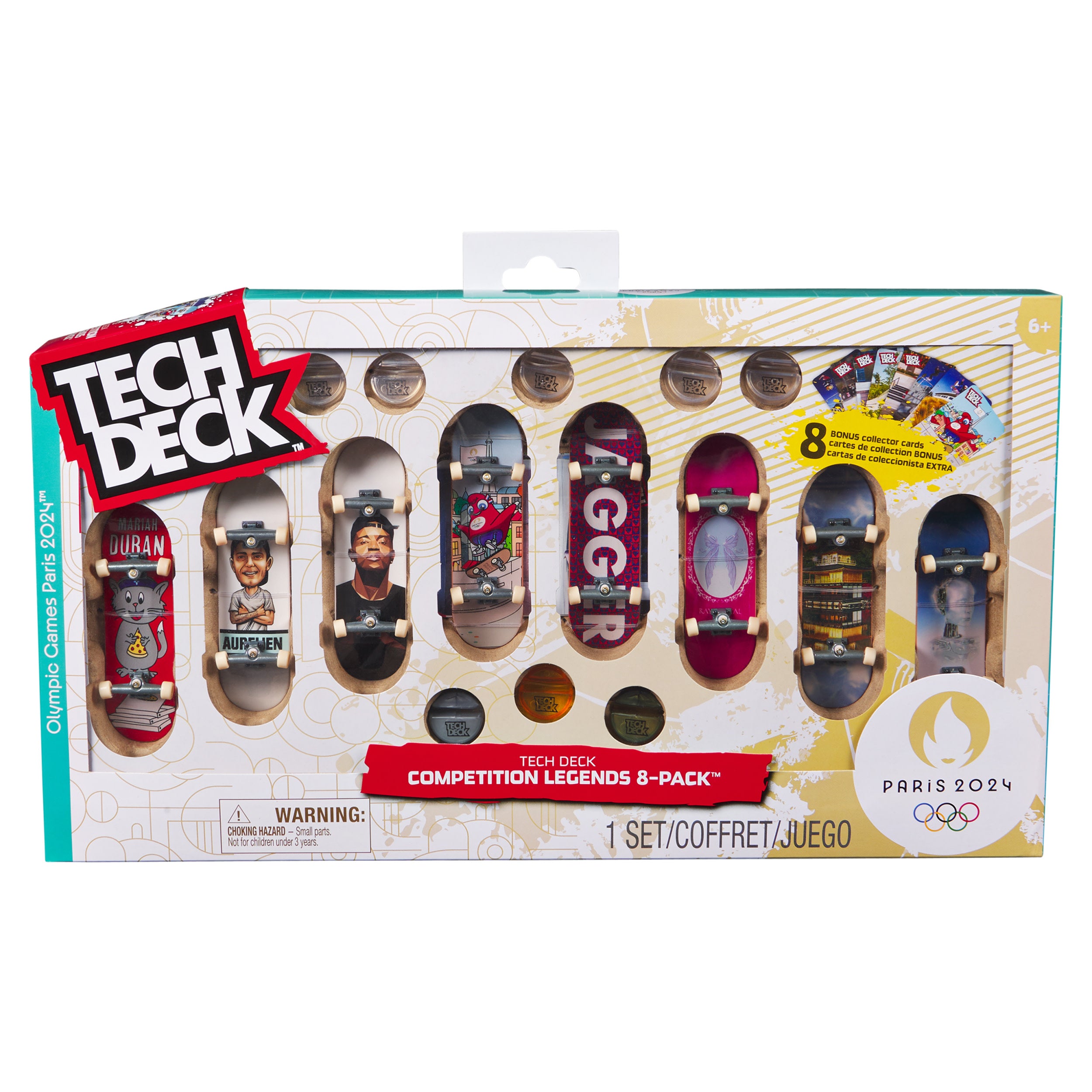 Tech Deck Olympic Competition Legends 8-Pack (Random Delivery)