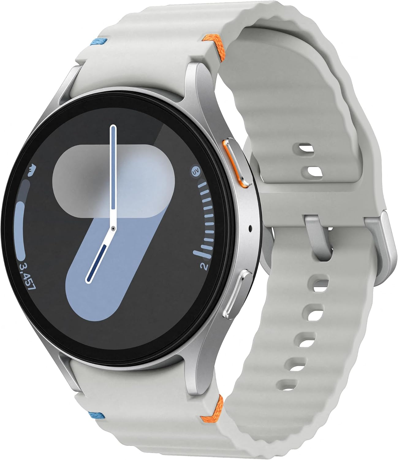 Samsung Galaxy Watch7 Silver with Galaxy AI, Smart Watch, Health Monitoring, Fitness Tracker, 44mm, Bluetooth