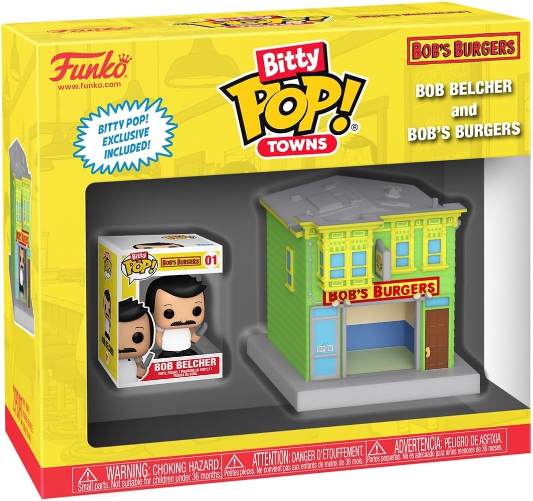 Bitty POP! Town: Bob's Burgers - Bob Belcher and Bob's Burgers
