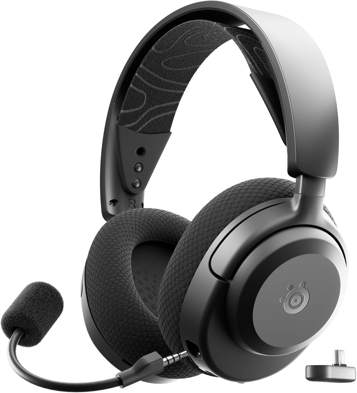 SteelSeries Arctis Nova 3P Wireless - PS5 Headset - Gaming Headset - Mobile App Control - 40 HR Battery with fast charging - Compatible with PlayStation, PC, Switch - 2.4GHz/Bluetooth - Black