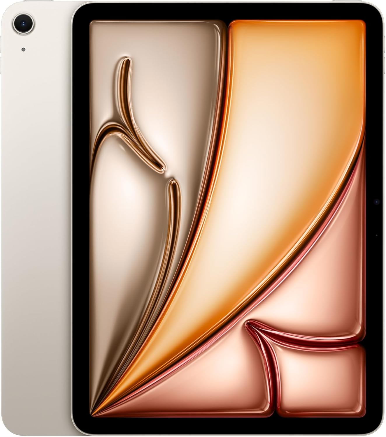 Apple iPad Air 11-inch (M3): Starlight, 128GB, with M3 chip Built for Apple Intelligence, Liquid Retina Display, 12MP Front/Back Camera, Wi-Fi 6E, Touch ID, All-Day Battery Life