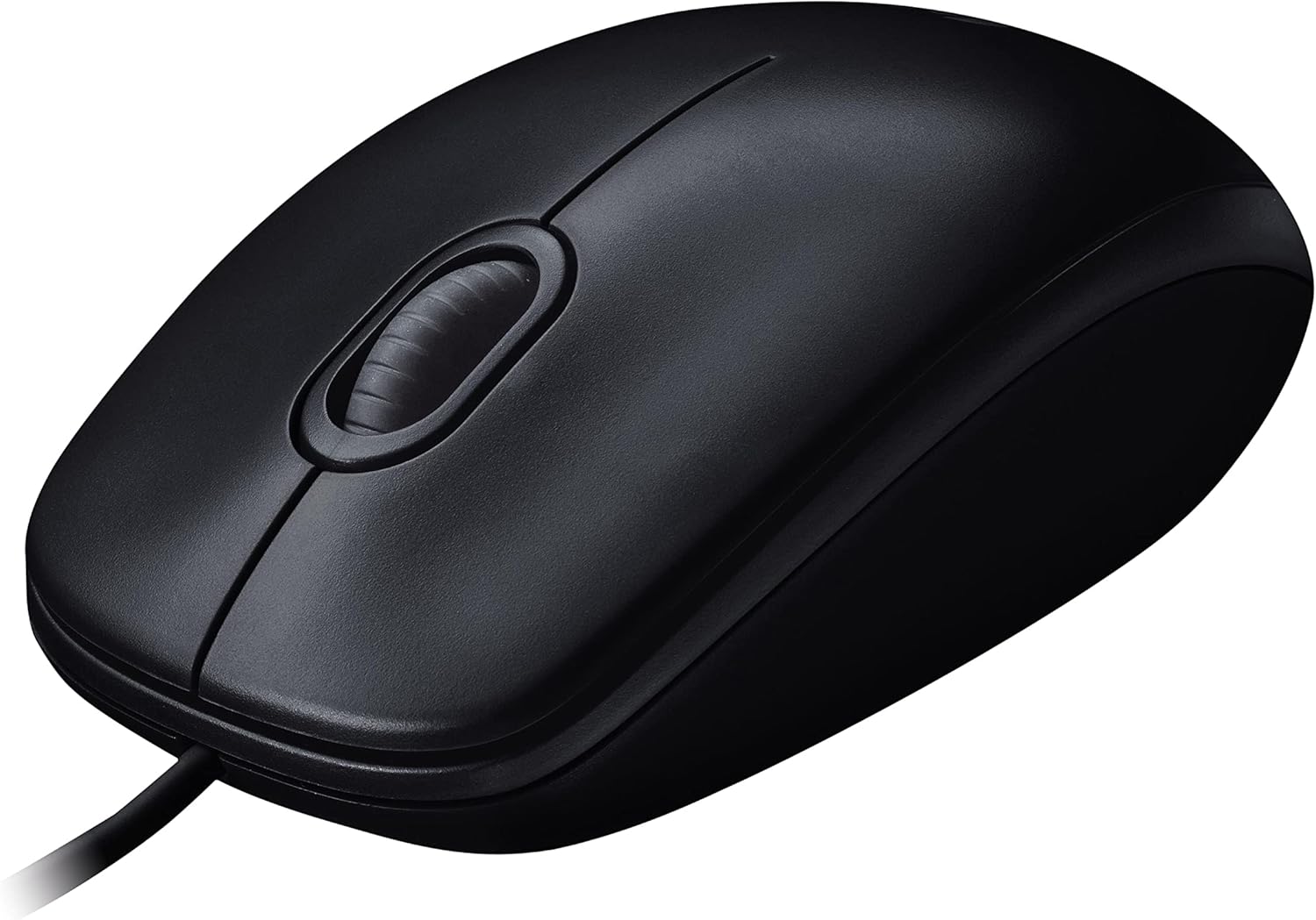 Logitech M90 Wired USB Mouse, 1000 DPI Optical Tracking, Ambidextrous PC / Mac / Laptop - Black