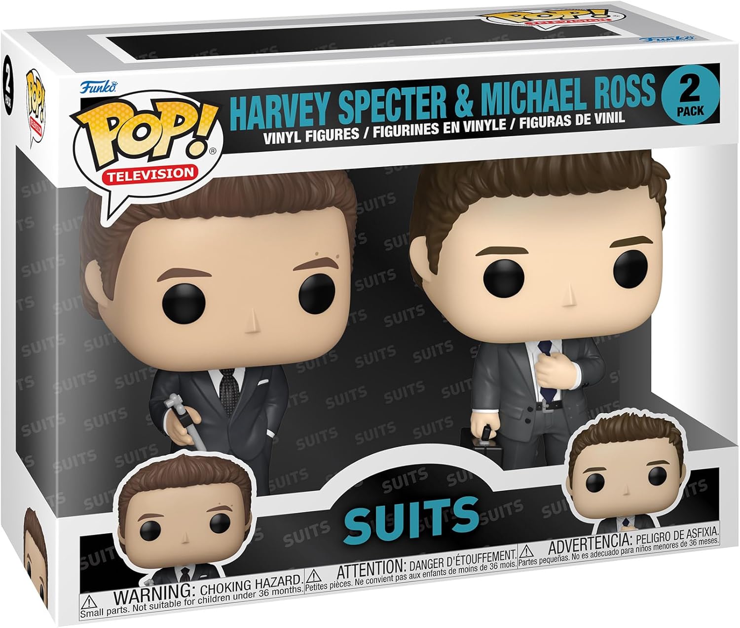 Funko Pop! 2-Pack: Suits - Harvey & Michael Collectible Figures
