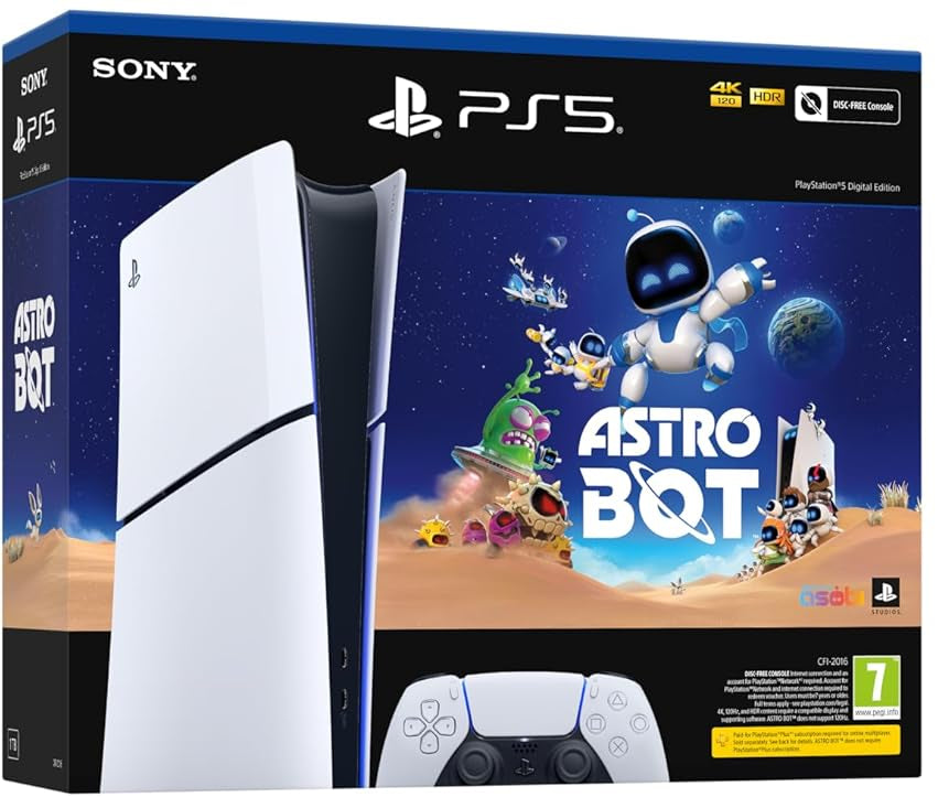PlayStation 5 PS5 Digital Edition (Slim) - Astro Bot Bundle