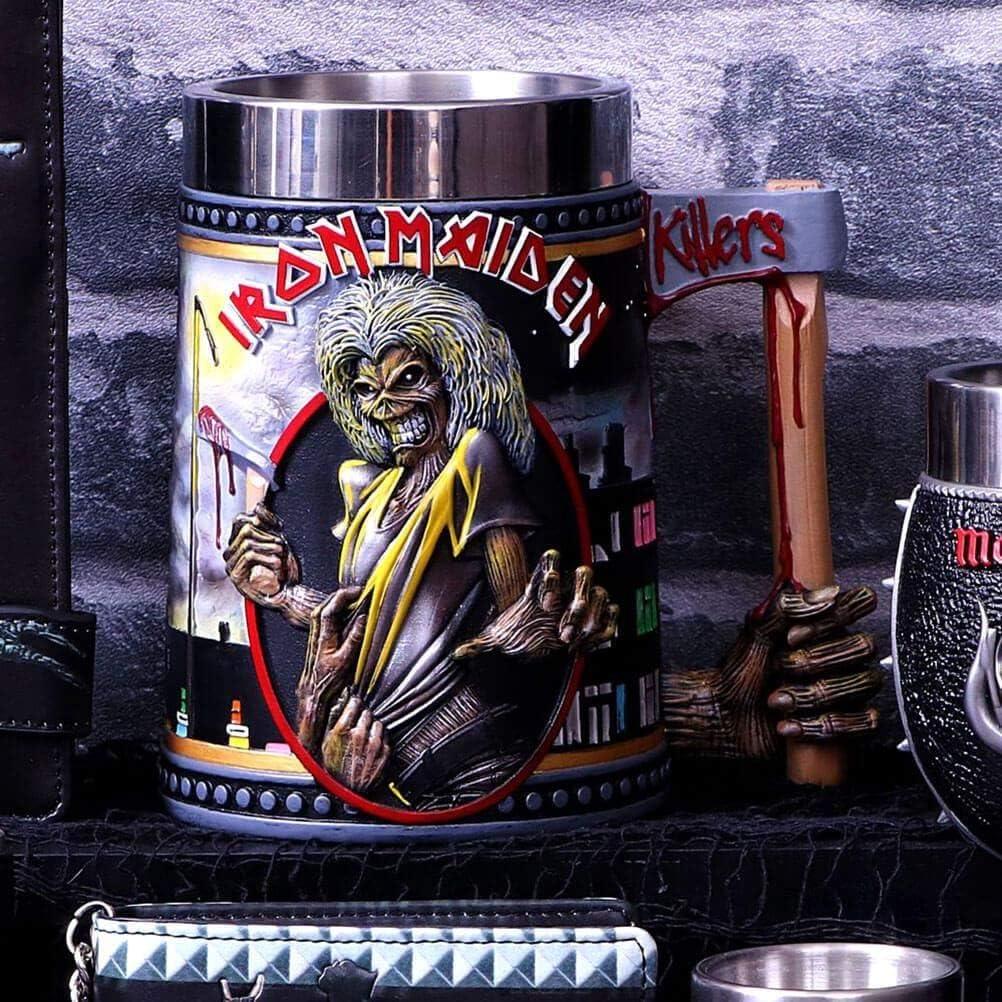 Officially Licensed Iron Maiden The Killers Eddie Album Tankard, Black