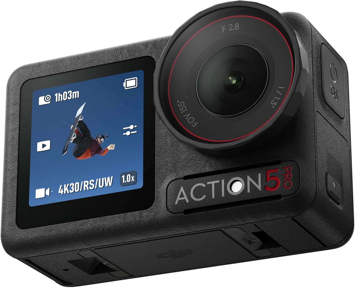 DJI Osmo Action 5 Pro Standard Combo, Waterproof Camera With 1/1.3" Sensor, 4K/120fps Video, Subject Tracking, Stabilization, Dual OLED Touchscreens, Action Camera 4K Ideal for Sports, Vlog