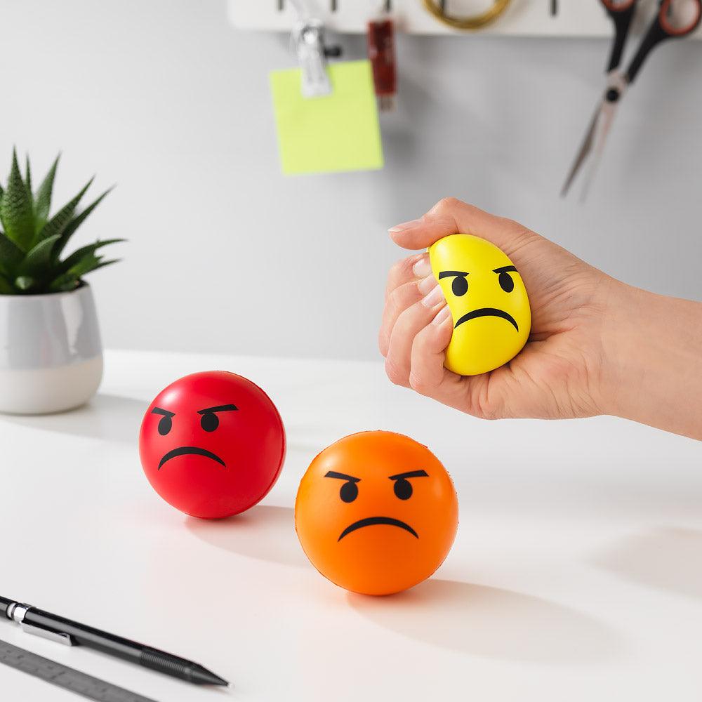 Emoticon Set of 3 stress balls