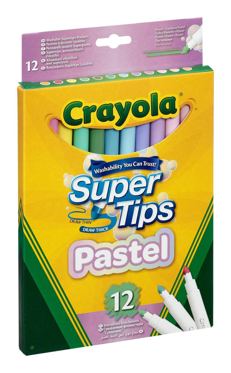 Crayola 98-2002 Washable Dry Erase Skinny Markers