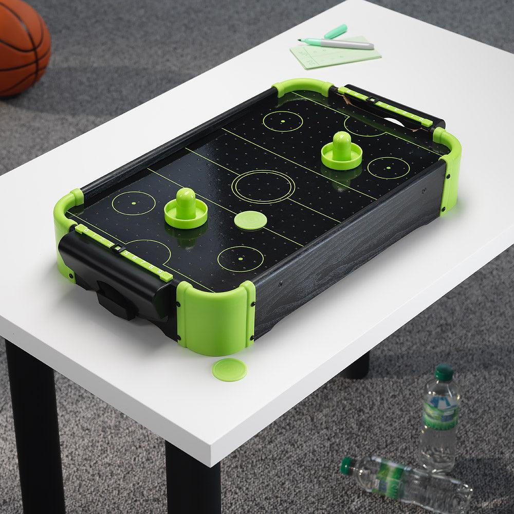Neon Table Top Mini Air Hockey Game