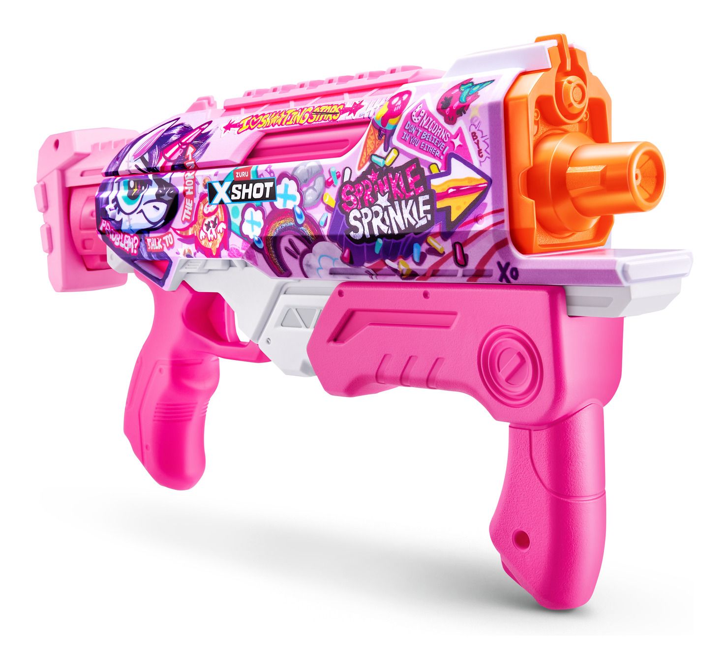 XShot Fast-Fill Skins Hyperload Water Blaster - Unicorn Splash