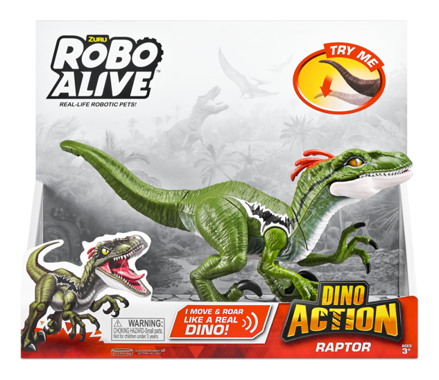 Robo Alive Dino Action Raptor Robotic Pet Figure
