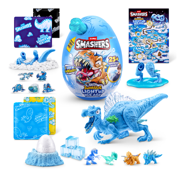Smashers Dino Ice Age Light Up S1 Mega Egg