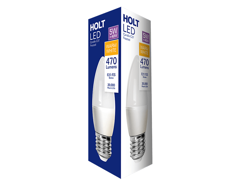 LED Candle Bulb 5W E27/ES Warm White