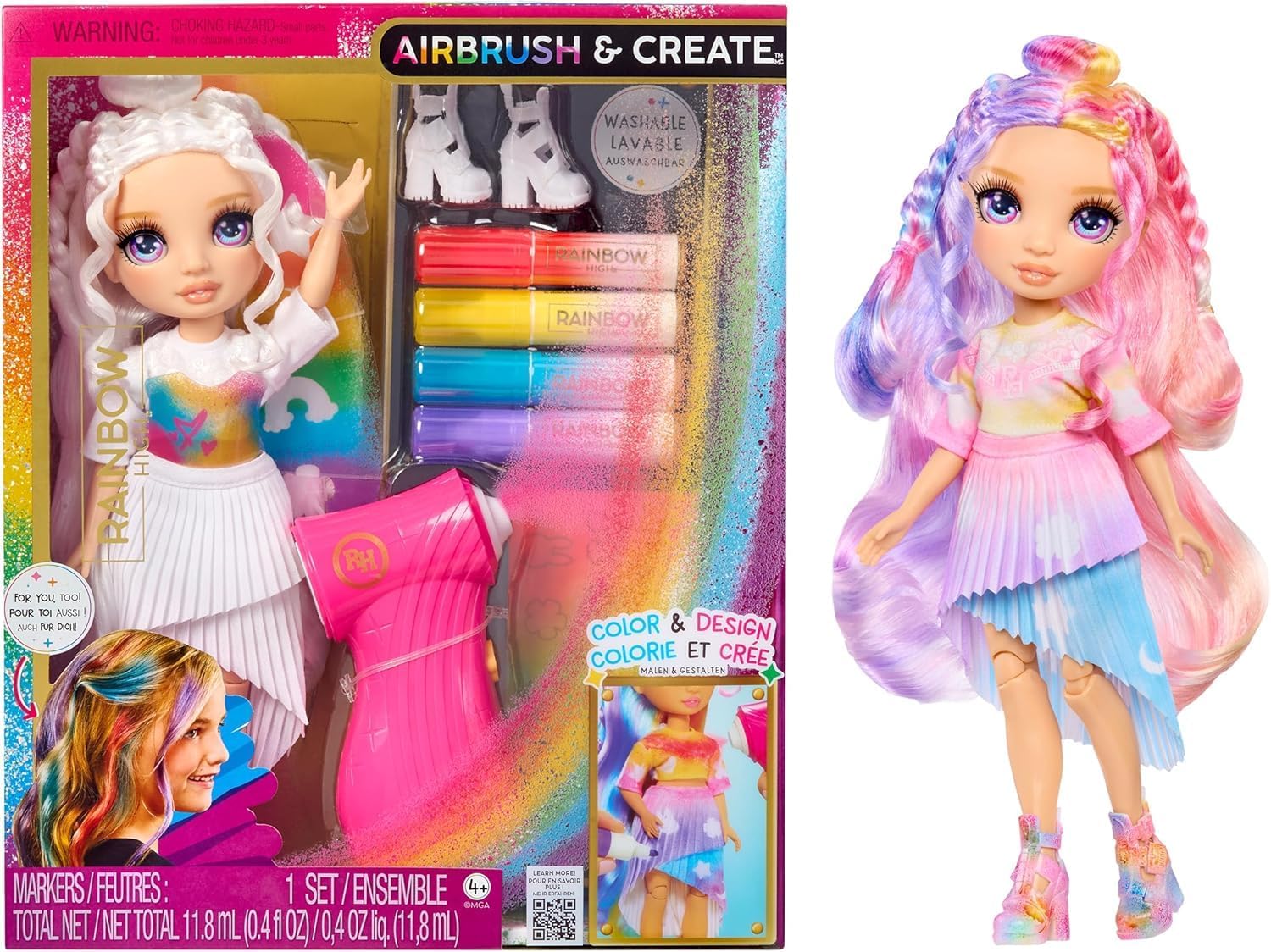 Rainbow High Air Brush & Create Fashion Dolls