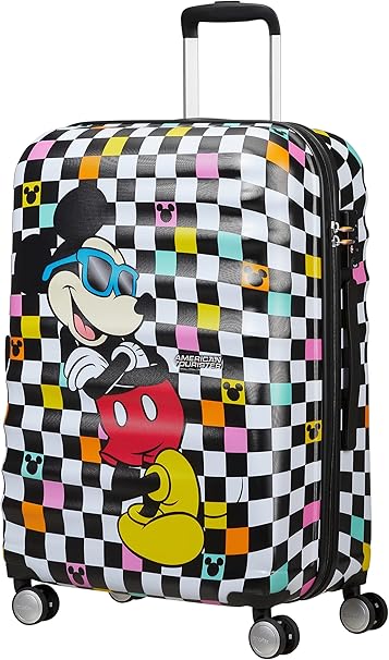 American Tourister Wavebreaker Disney, Spinner, Large suitcase Chess Mickey Mouse 77 x 52 x 52 x 29 cm