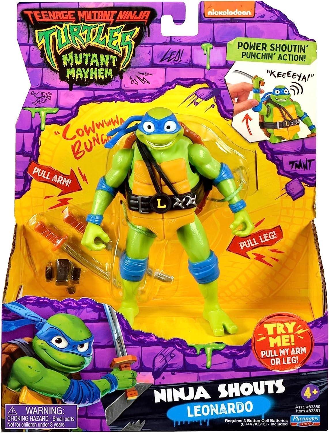 Teenage Mutant Ninja Turtles Movie Ninja Shouts Leonardo