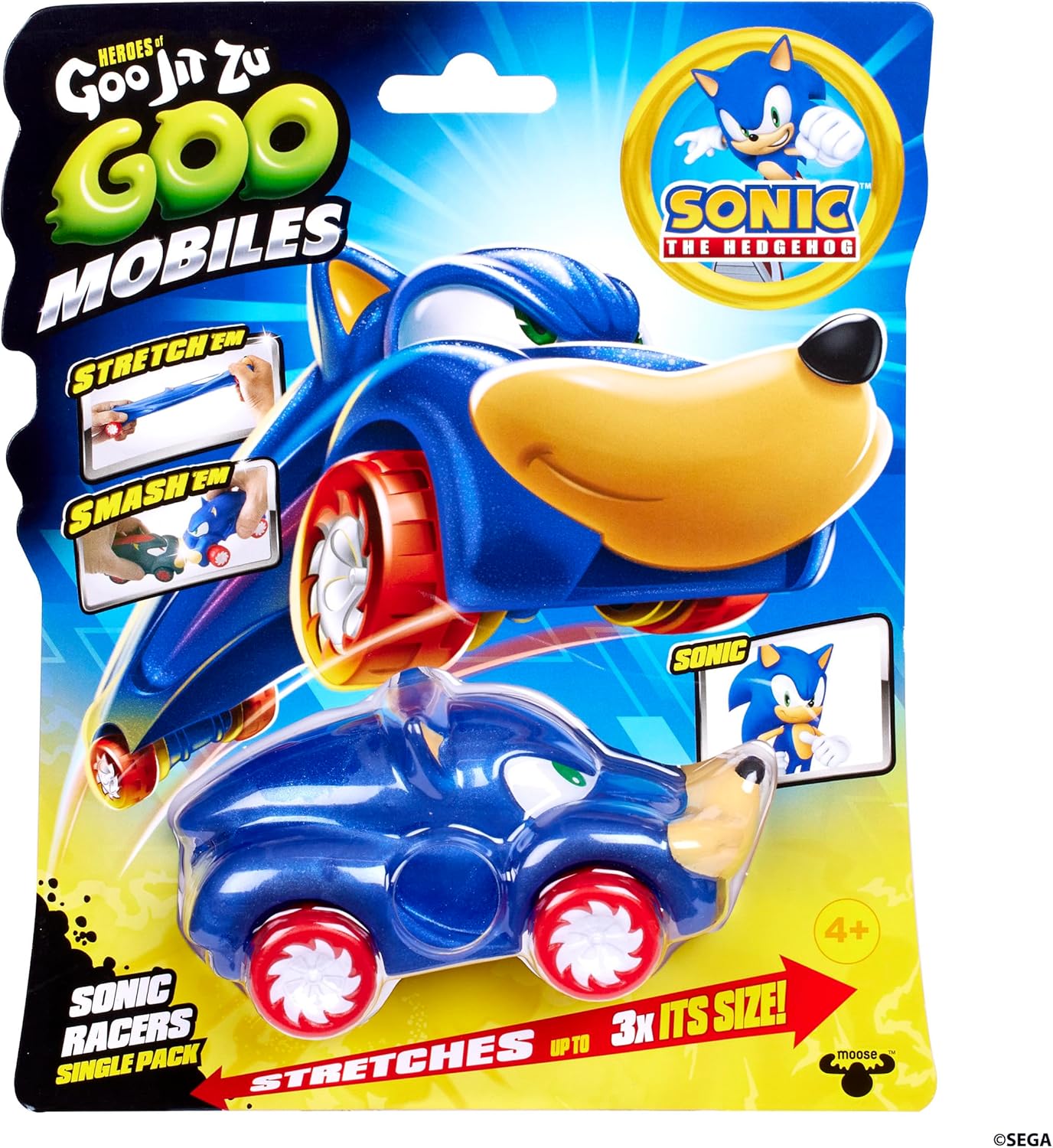 Heroes of Goo Jit Zu Goo Mobiles Sonic Racer Sonic the Hedgehog. Stretch 'em! Smash 'em! Twist 'em!