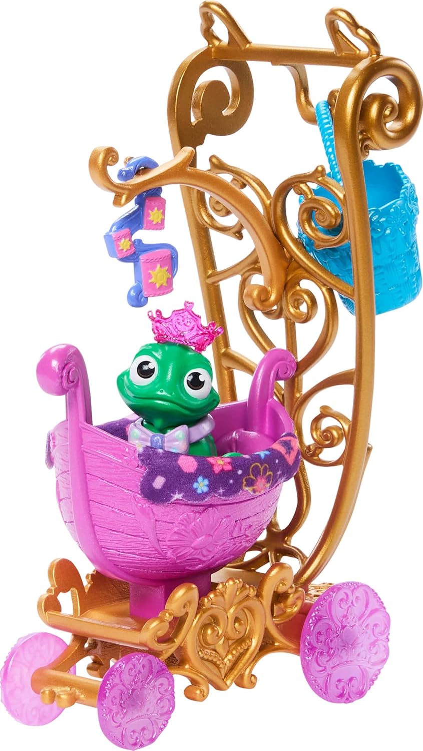 Disney Princess Rapunzel Animal Friend Carriage with Pascal Stroller Rapunzel Bestie Carriage