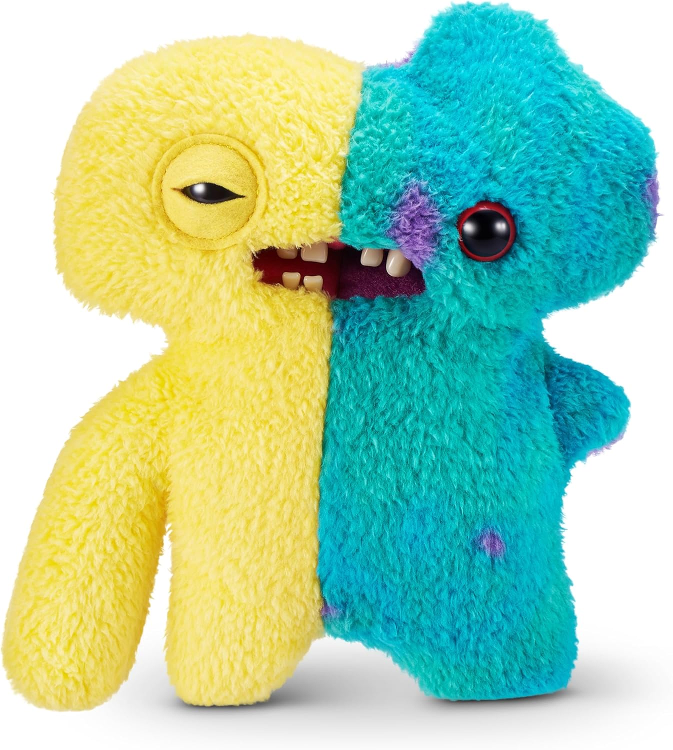 Fuggler Misfit Monsters by ZURU, Funny Ugly Monster, Plush, Collectible, Toy (Squidge & Gaptooth Mcgoo)