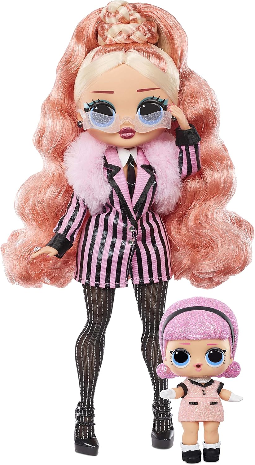L.O.L. Surprise! O.M.G. Winter Chill Big Wig Fashion Doll & Madame Queen Doll with 25 Surprises