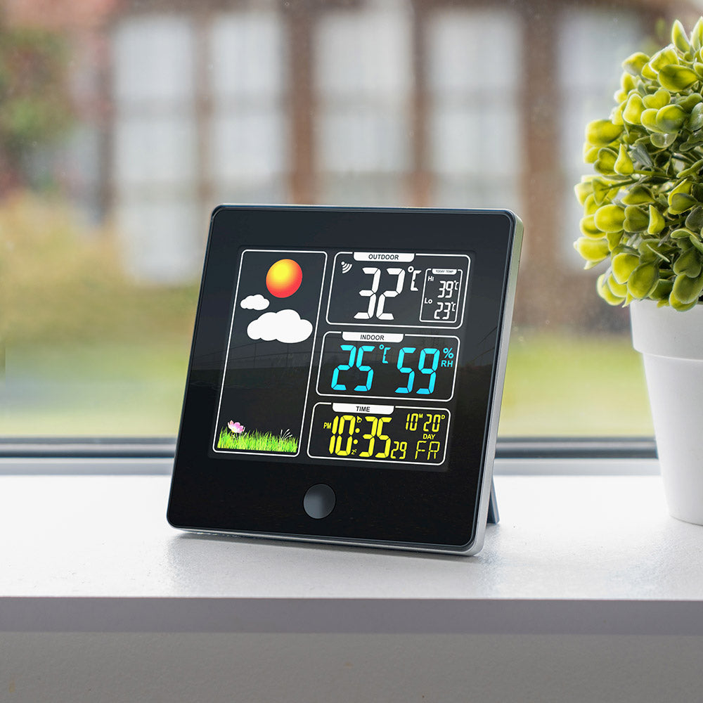 RED5 LED Weather Station Stylish Forecast With Alarm