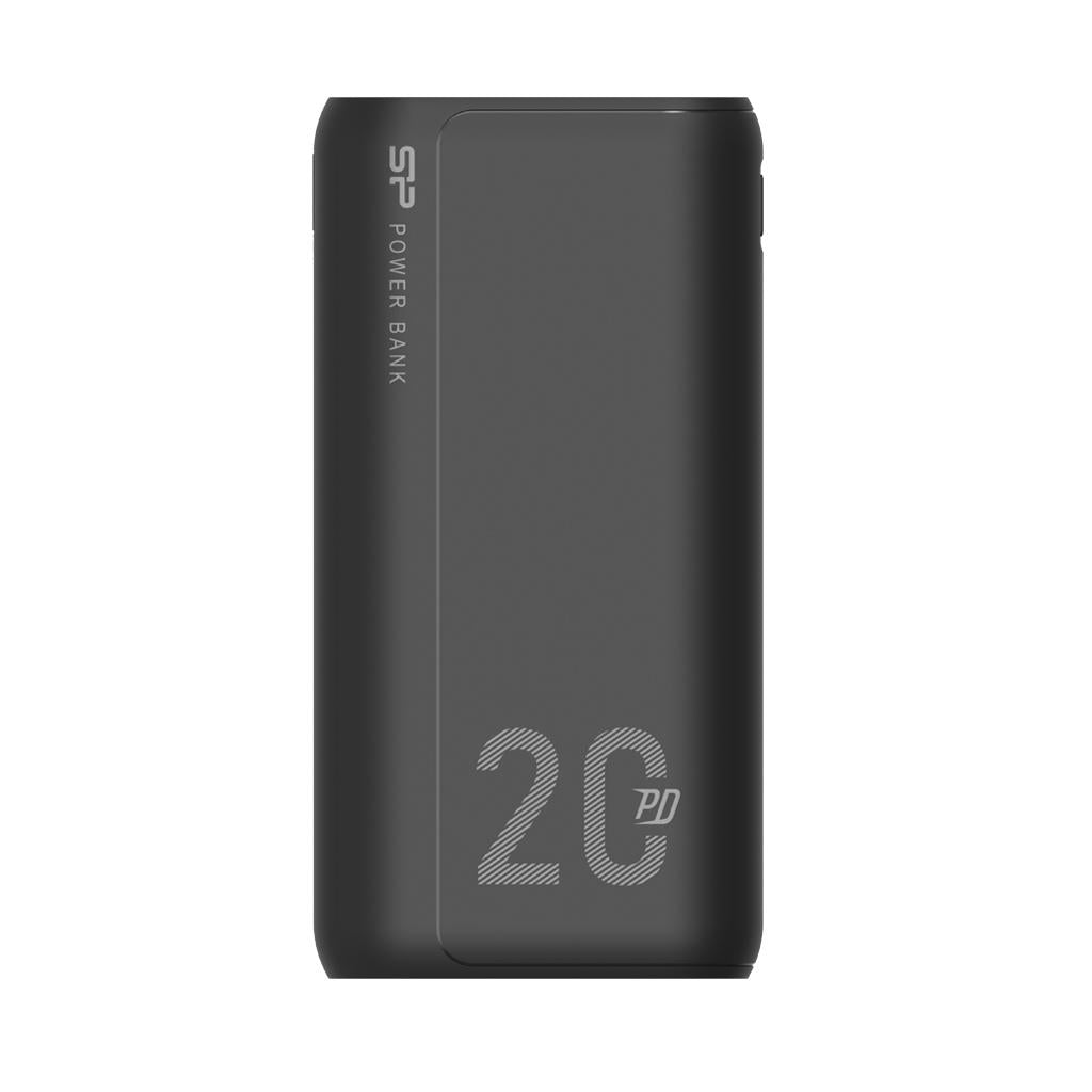 Silicon Power 20000mAh Power Bank - QC 3.0, Black