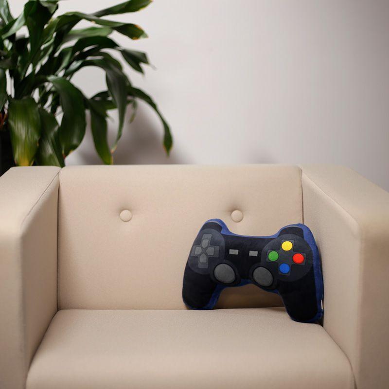 Game Over Game Controller shaped plush cushion