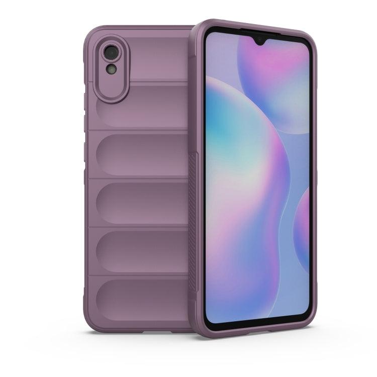 Xiaomi Redmi 9A Magic Shield TPU + Flannel Phone Case Cover (Purple)