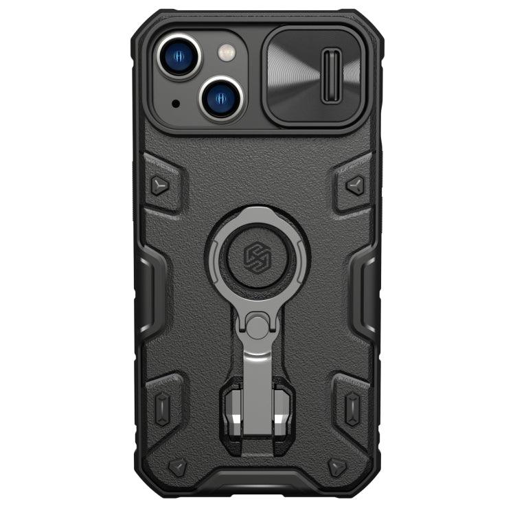Apple iPhone 14 NILLKIN Shockproof CamShield Armor Protective Case Cover (Black)