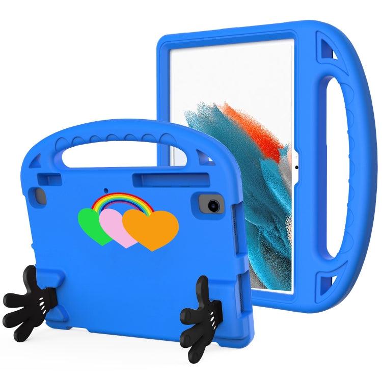 Samsung Galaxy Tab A8 10.5 2021 Love Small Palm Holder EVA Tablet Case Cover (Blue)