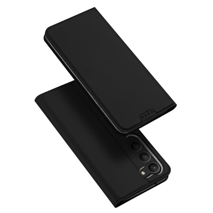 Samsung Galaxy S23+ 5G DUX DUCIS Skin Pro Series Flip Leather Phone Case Cover (Black)