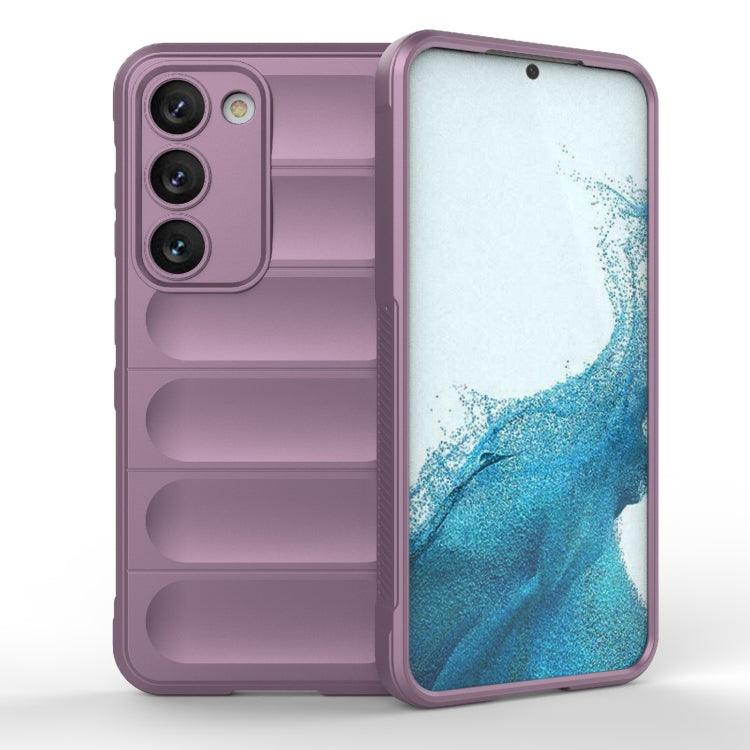 Samsung Galaxy S23 5G Magic Shield TPU + Flannel Phone Case Cover (Purple)