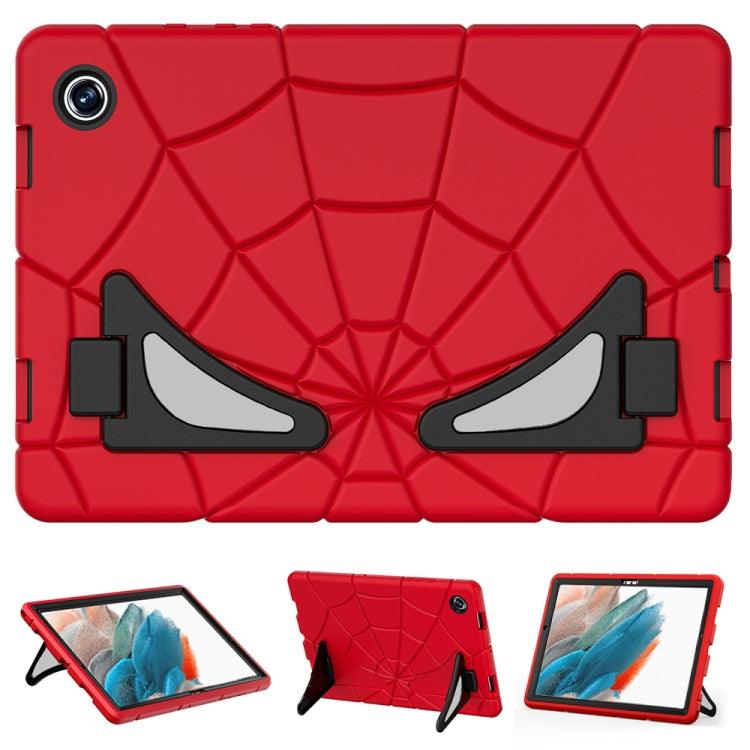 Samsung Galaxy Tab A8 10.5 2021 Silicone + PC Shockproof Protective Tablet Case Cover (Red+Black)