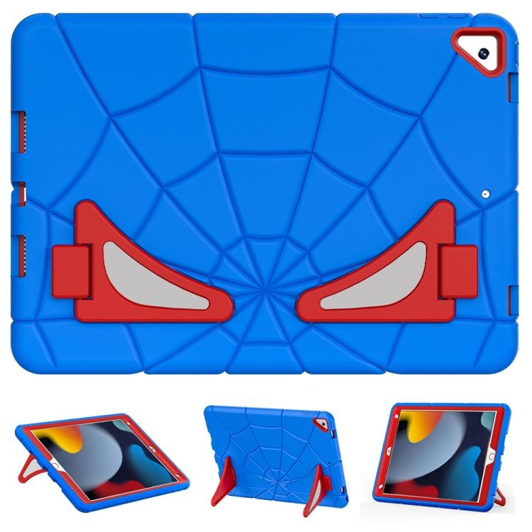 Apple iPad 10.2 2021 / 2020 / 2019 Silicone + PC Shockproof Protective Tablet Case Cover (Blue+Red)