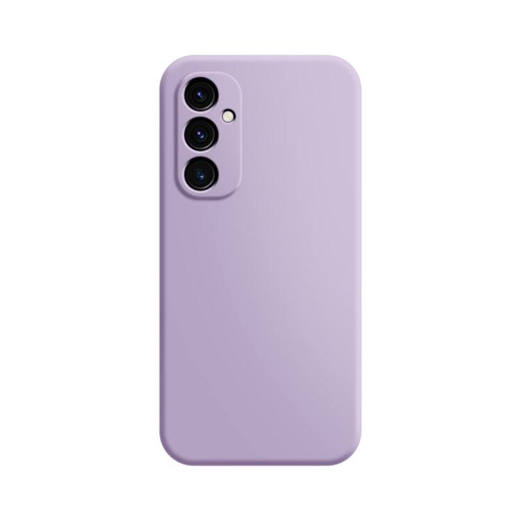 Samsung Galaxy A14 5G Imitation Liquid Silicone Phone Case Cover (Purple)