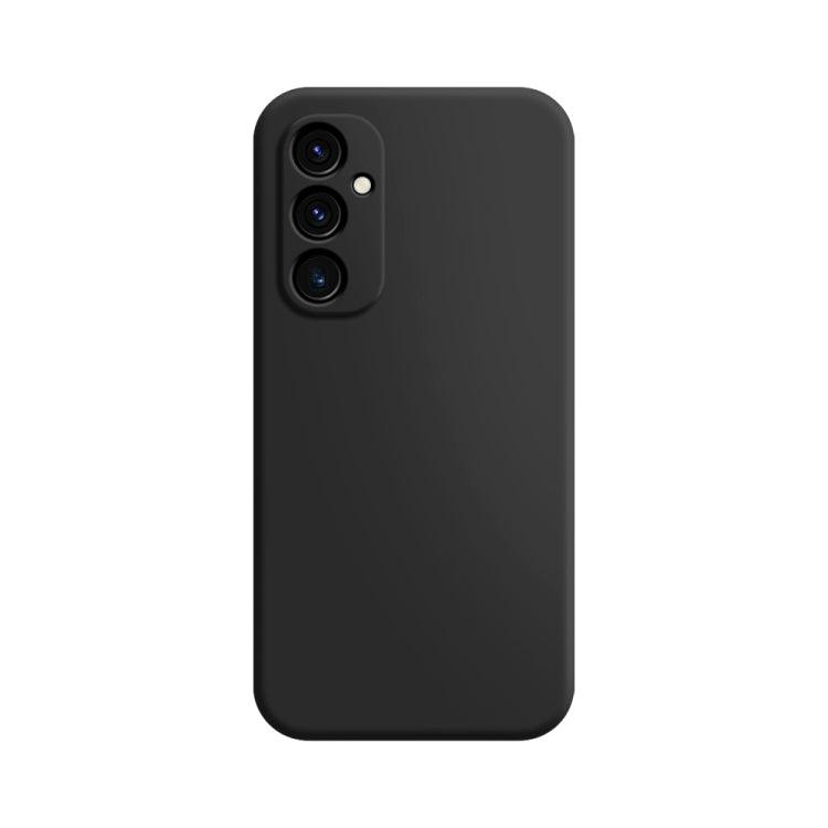 Samsung Galaxy A14 5G Imitation Liquid Silicone Phone Case Cover (Black)