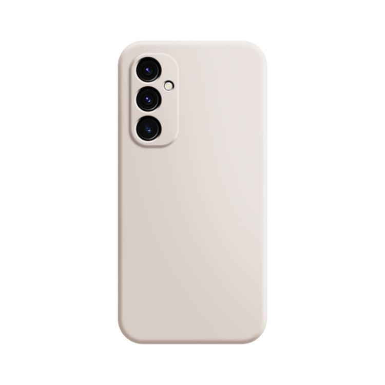 Samsung Galaxy A34 5G Imitation Liquid Silicone Phone Case Cover (White)