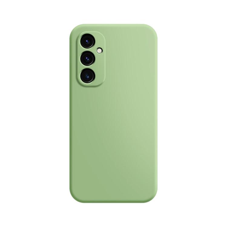 Samsung Galaxy A34 5G Imitation Liquid Silicone Phone Case Cover (Matcha Green)