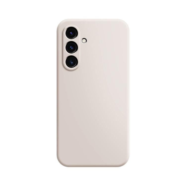 Samsung Galaxy A54 5G Imitation Liquid Silicone Phone Case Cover (White)