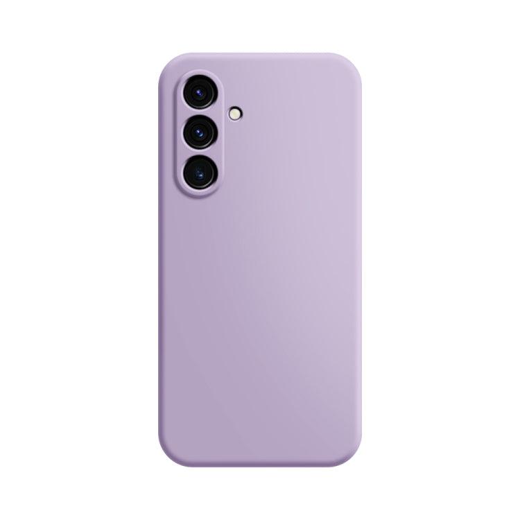 Samsung Galaxy A54 5G Imitation Liquid Silicone Phone Case Cover (Purple)