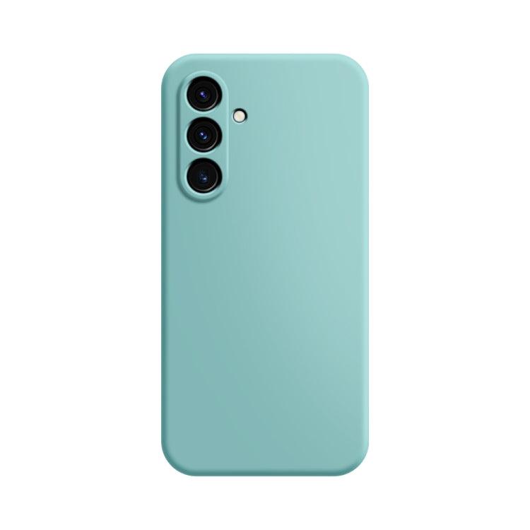 Samsung Galaxy A54 5G Imitation Liquid Silicone Phone Case Cover (Sky Blue)
