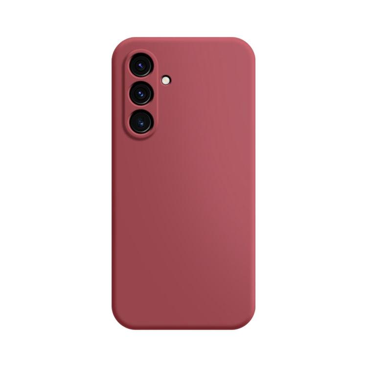 Samsung Galaxy A54 5G Imitation Liquid Silicone Phone Case Cover (Red)