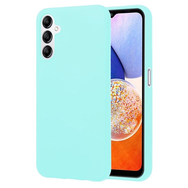 Samsung Galaxy A14 5G GOOSPERY SOFT FEELING Liquid TPU Soft Phone Case Cover (Mint Green)