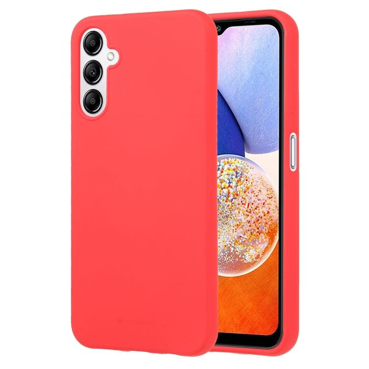 Samsung Galaxy A14 5G GOOSPERY SOFT FEELING Liquid TPU Soft Phone Case Cover (Red)