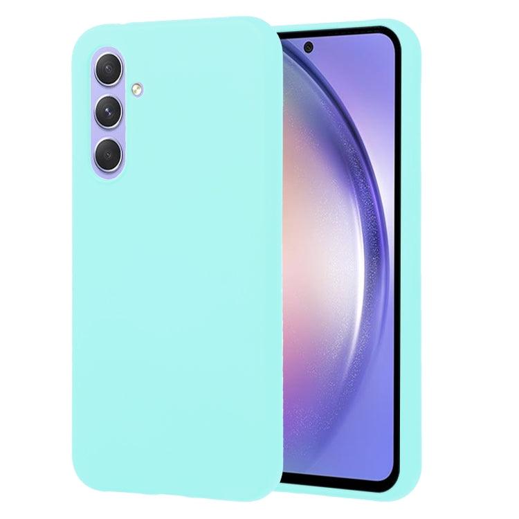 Samsung Galaxy A54 5G GOOSPERY SOFT FEELING Liquid TPU Soft Phone Case Cover (Mint Green)