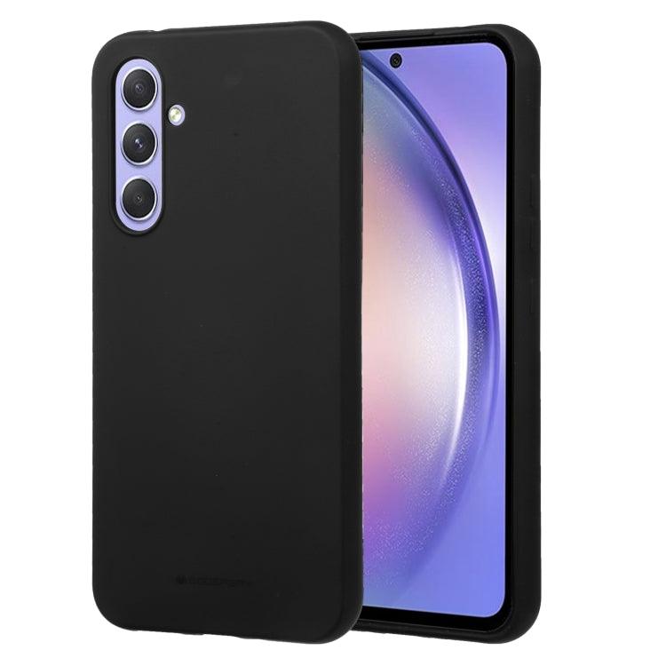 Samsung Galaxy A54 5G GOOSPERY SOFT FEELING Liquid TPU Soft Phone Case Cover (Black)