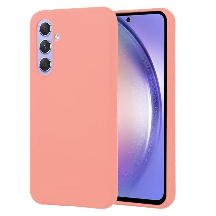 Samsung Galaxy A54 5G GOOSPERY SOFT FEELING Liquid TPU Soft Phone Case Cover (Pink)