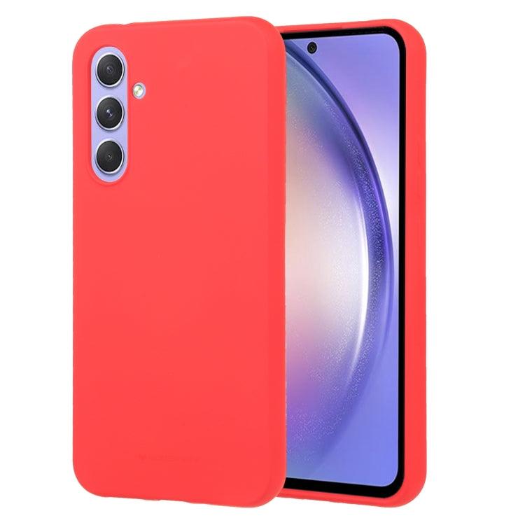 Samsung Galaxy A54 5G GOOSPERY SOFT FEELING Liquid TPU Soft Phone Case Cover (Red)