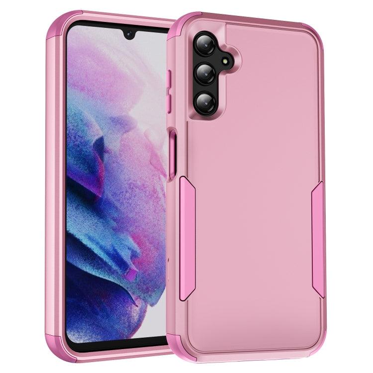 Samsung Galaxy A14 5G / A14 4G TPU + PC Shockproof Protective Phone Case Cover (Pink)